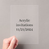Invitations acryliques 11/21/2024 (In situ (ordinateur de poche))
