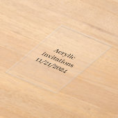 Invitations acryliques 11/21/2024 (Poser)