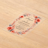 Invitations acryliques mariages (Poser)