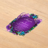 Invitations acryliques mariages (Poser)