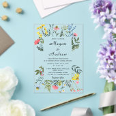 Invitations acryliques mariages (Insitu (Mariage))