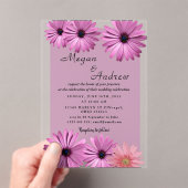 Invitations acryliques mariages (In situ (ordinateur de poche))