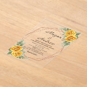 Invitations acryliques mariages (Poser)