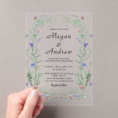 Invitations acryliques mariages (In situ (ordinateur de poche))
