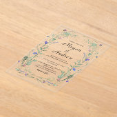 Invitations acryliques mariages (Poser)