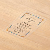 Invitations acryliques mariages (Poser)
