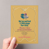 Invitations Acryliques Mariages amusantes (In situ (ordinateur de poche))