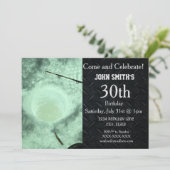 Invitations adultes rocailleuses d'anniversaire (Debout devant)