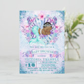 Invitations Africaines Américaines De Sirène Bébé  (Debout devant)