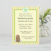 Invitations Africaines Américaines Douche Bébé (Debout devant)