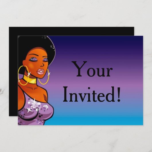 Invitations afrocentriques (Devant / Derrière)