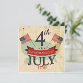 Invitations américaines 4 juillet Party (Debout devant)