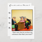 Invitations amusantes à des études de commerce (Devant / Derrière)