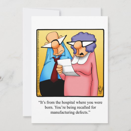 Invitations amusantes à la fête d'anniversaire (Devant)