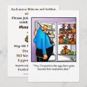 Invitations amusantes à la fête d'anniversaire (Devant / Derrière)