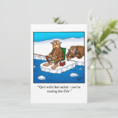 Invitations amusantes à la fête de l'anniversaire (Debout devant)