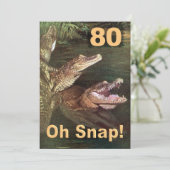 Invitations amusantes à la fête du 80e anniversair (Debout devant)