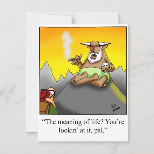 Invitations amusantes à la fête du cigare (Devant)