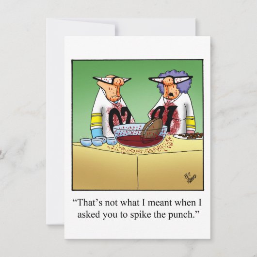 Invitations amusantes de la fête de football (Devant)