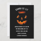 Invitations amusantes de la fête d'Halloween (Devant)