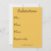 Invitations amusantes de la fête du Yoga (Dos)