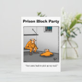 Invitations amusantes de la partie de bloc de pris (Debout devant)