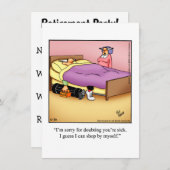 Invitations amusantes de la partie de retraite "Sp (Devant / Derrière)