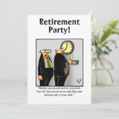 Invitations amusantes de l'Humour de retraite (Debout devant)