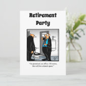Invitations amusantes de l'Humour de retraite (Debout devant)