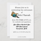 Invitations amusantes de l'Humour de retraite (Dos)