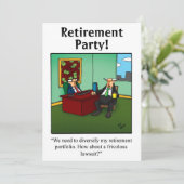 Invitations amusantes de l'Humour de retraite (Debout devant)