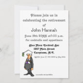 Invitations amusantes de l'Humour de retraite (Dos)