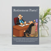 Invitations amusantes de l'Humour de retraite (Debout devant)