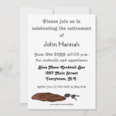 Invitations amusantes de l'Humour de retraite (Dos)