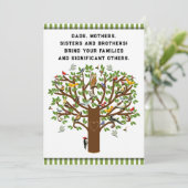 Invitations amusantes de réunion familiale (Debout devant)