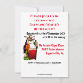 Invitations amusantes du parti de retraite (Dos)