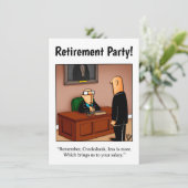 Invitations amusantes du parti de retraite (Debout devant)
