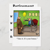 Invitations amusantes du parti de retraite (Devant / Derrière)