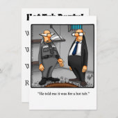 Invitations amusantes pour les soirées à chaud (Devant / Derrière)