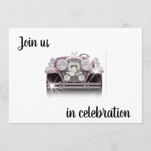 INVITATIONS ANCIENNES SUR LE MARIAGE DE VOITURES