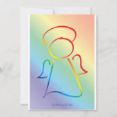 Invitations angéliques de célébrations (Devant)