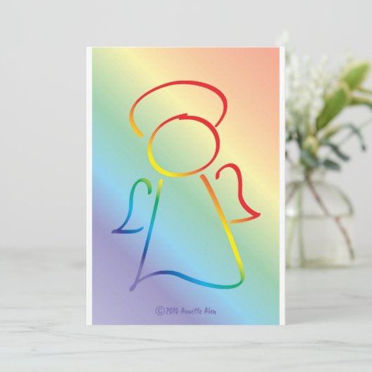 Invitations angéliques de célébrations (Debout devant)