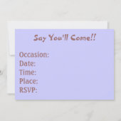 Invitations anglaises drôles de bouledogue (Dos)