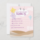 Invitations | Anniversaire | Kites balnéaires (Devant)