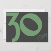 Invitations Anniversaires (30 Ans) (Devant)