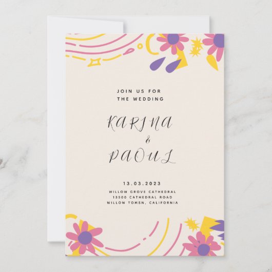 Invitations & Annonces (Devant)