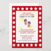 Invitations annuelles 4 juillet parties (Devant / Derrière)