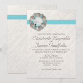 Invitations Antique Pearl Wedding (Devant / Derrière)