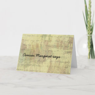 Invitations Antique Shabby Family Reunion