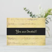 Invitations antiques grunges vintages de notes (Debout devant)